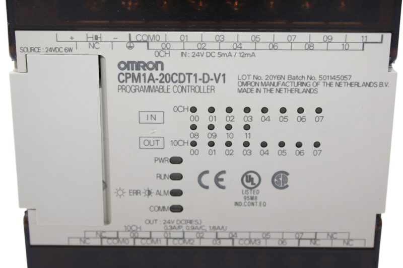 OMRON CPM1A-20CDT1-D-V1 PROGRAMMABLE CONTROLLER - Image 3