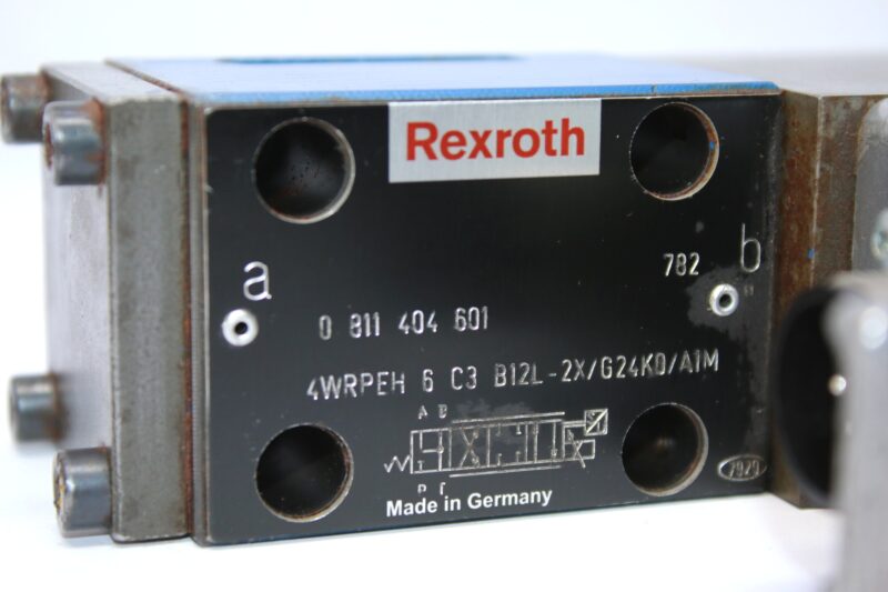 REXROTH 0 811 404 601 SERVO SOLENOID DIRECTIONAL CONTROL VALVE 4WRPEH 6 C3 B12L-2X/G24K0/A1M - Image 2