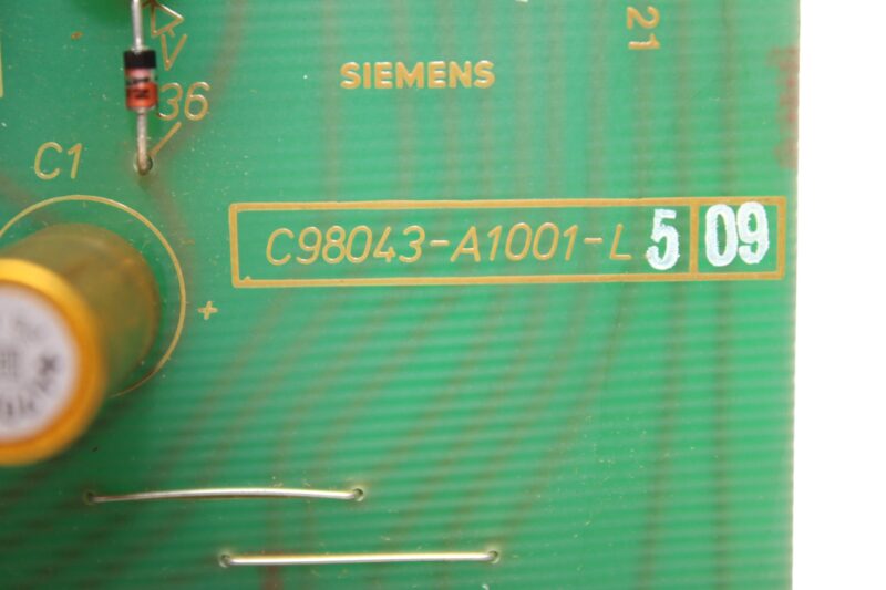 SIEMENS C98043-A1001-L CONTROL BOARD - Image 2