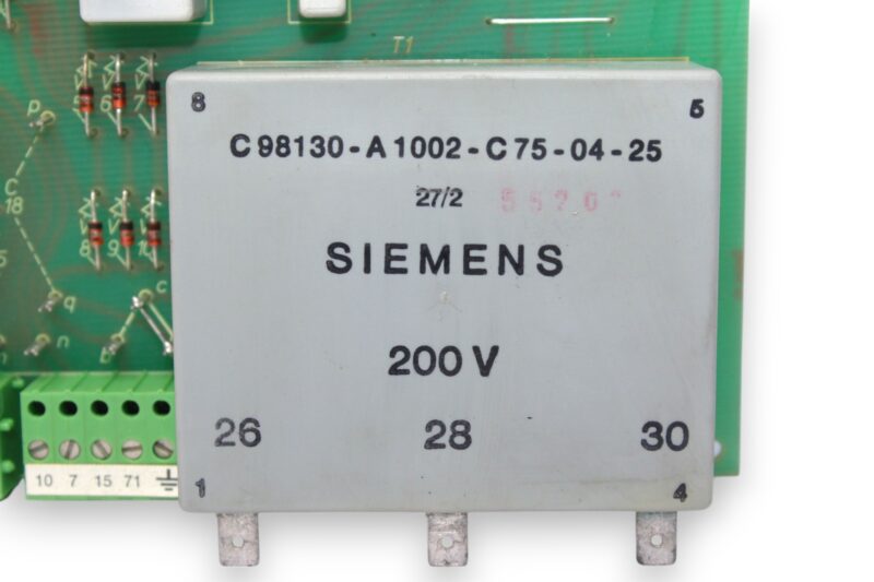 SIEMENS C98043-A1001-L CONTROL BOARD - Image 3