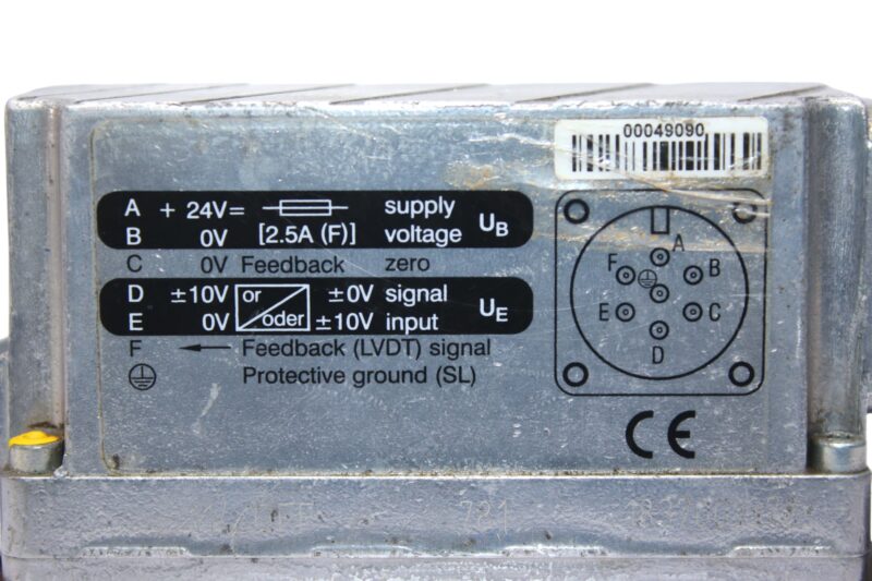 REXROTH 0 811 404 601 SERVO SOLENOID DIRECTIONAL CONTROL VALVE 4WRPEH 6 C3 B12L-2X/G24K0/A1M - Image 4