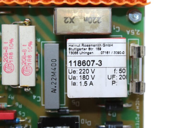 ROSSMANITH 118607-3 CONTROL BOARD - Image 3