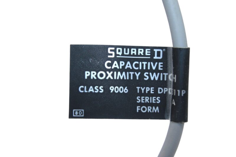 SQUARE D DP311P CAPACITIVE PROXIMITY SWITCH CLASS 9006 - Image 4