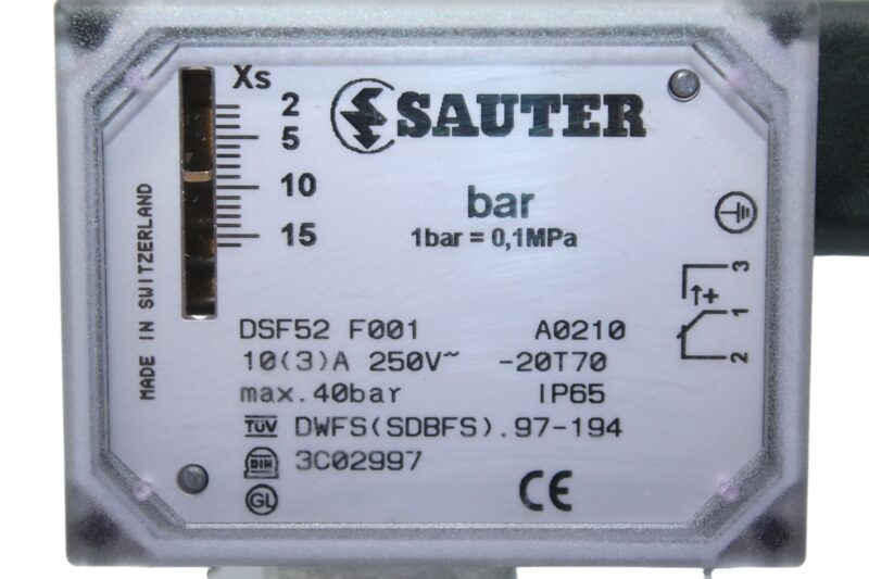 SAUTER DSF52 F001 PRESSURE SWITCH - Image 3
