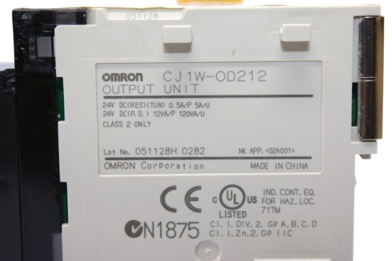 OMRON CJ1W-OD212 DIGITAL OUTPUT UNIT - Image 2