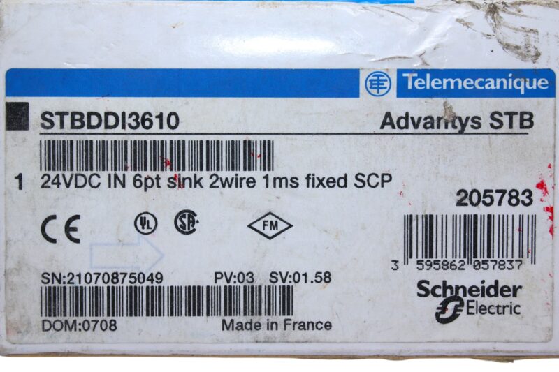 SCHNEIDER STBDDI3610 DIGITAL INPUT MODULE - Image 2