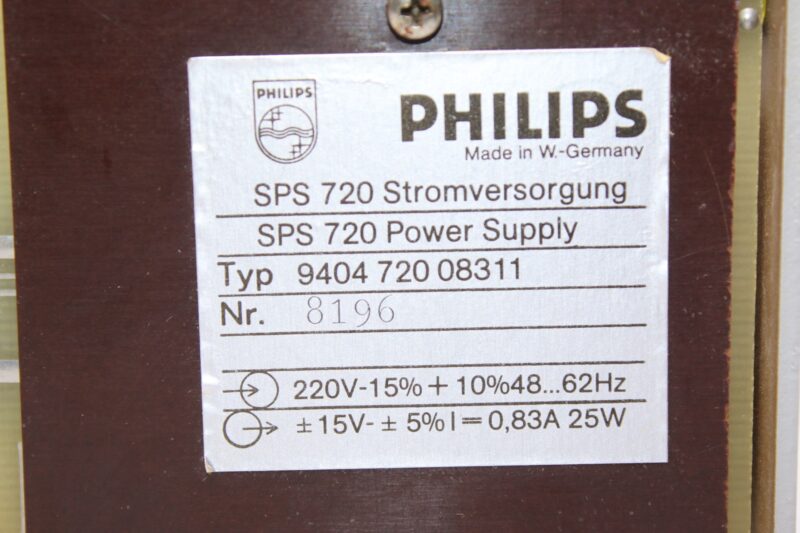 PHILIPS SPS 720 POWER SUPPLY 9404 720 08311 - Image 3