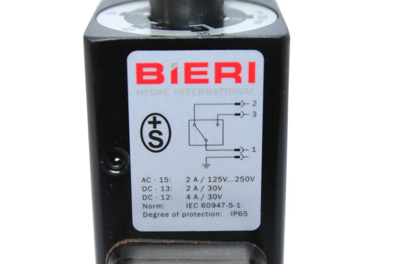 BIERI DV7.60.33006 PRESSURE SWITCH 3658044 - Image 2