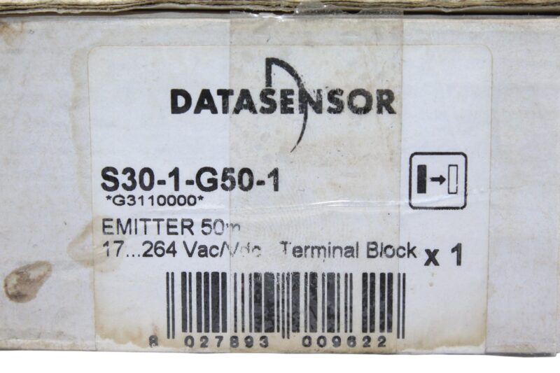 DATASENSOR S30-1-G50-1 PHOTOELECTRIC SENSOR - Image 2