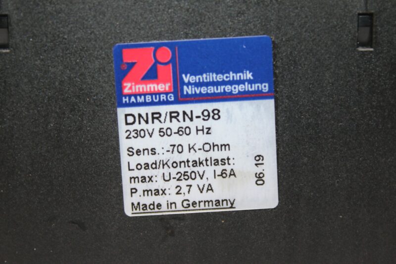 ZIMMER D-NR/RN 98 LEVEL CONTROL - Image 2