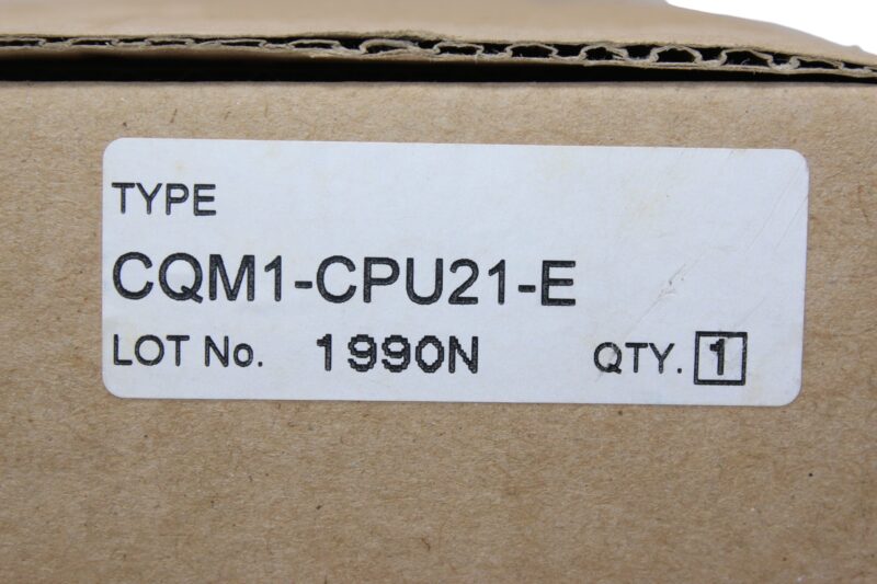 OMRON CQM1-CPU21-E PROGRAMMABLE CONTROLLER - Image 2