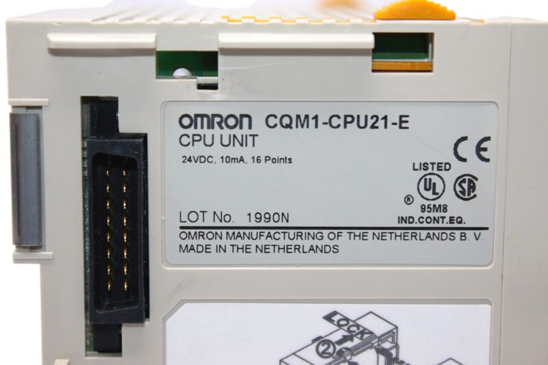 OMRON CQM1-CPU21-E PROGRAMMABLE CONTROLLER - Image 3