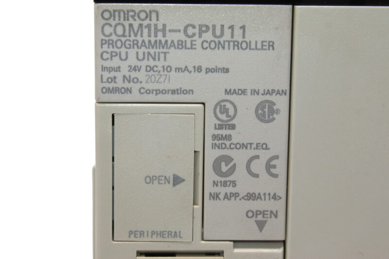 OMRON CQM1H-CPU61 PROGRAMMABLE CONTROLLER - Image 3