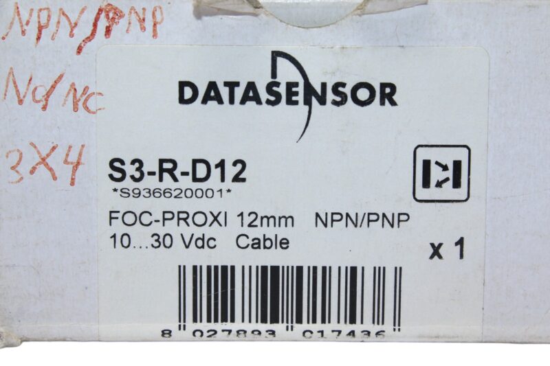 DATASENSOR S3-R-D12 PHOTOELECTRIC SENSOR - Image 2