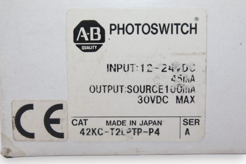 ALLEN BRADLEY 42KC-T2LPTP-P4 PHOTOSWITCH PHOTOELECTRIC SENSOR - Image 2