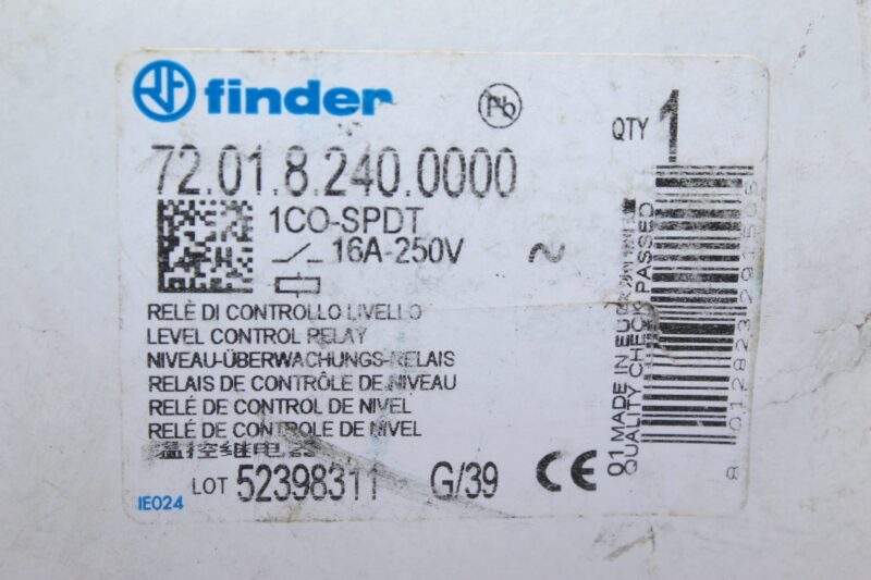 FINDER 72.01.8.240.000 LEVEL MONITORING RELAY - Image 2