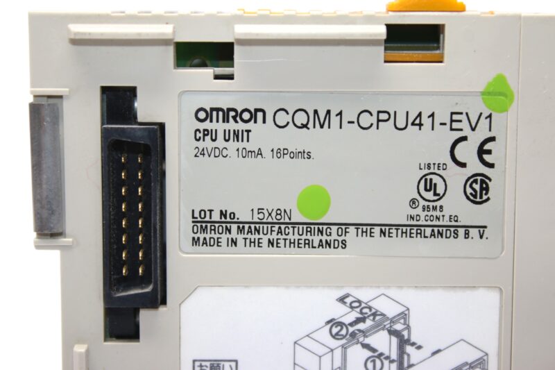 OMRON CQM1-CPU41-EV1 CPU UNIT - Image 2