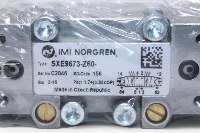 NORGREN SXE9673-Z60- DOUBLE SOLENOID VALVE - Image 2