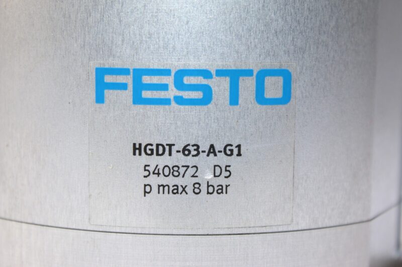 FESTO HGDT-63-A-G1 THREE-POINT GRIPPER CYLINDER 540872 - Image 2