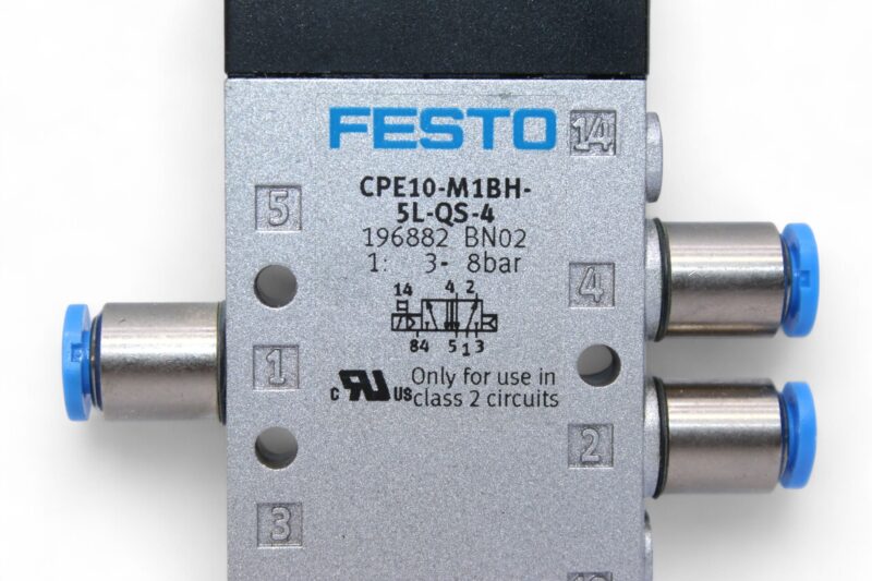 FESTO CPE10-M1BH-5L-QS-4 SOLENOID VALVE 196882 - Image 2