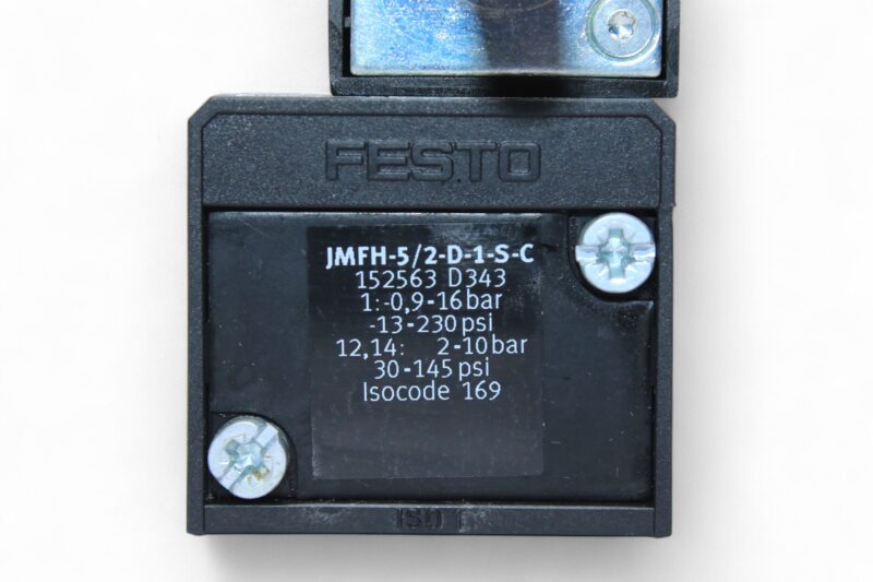 FESTO JMFH-5/2-D-1-S-C SOLENOID VALVE 152563 - Image 3