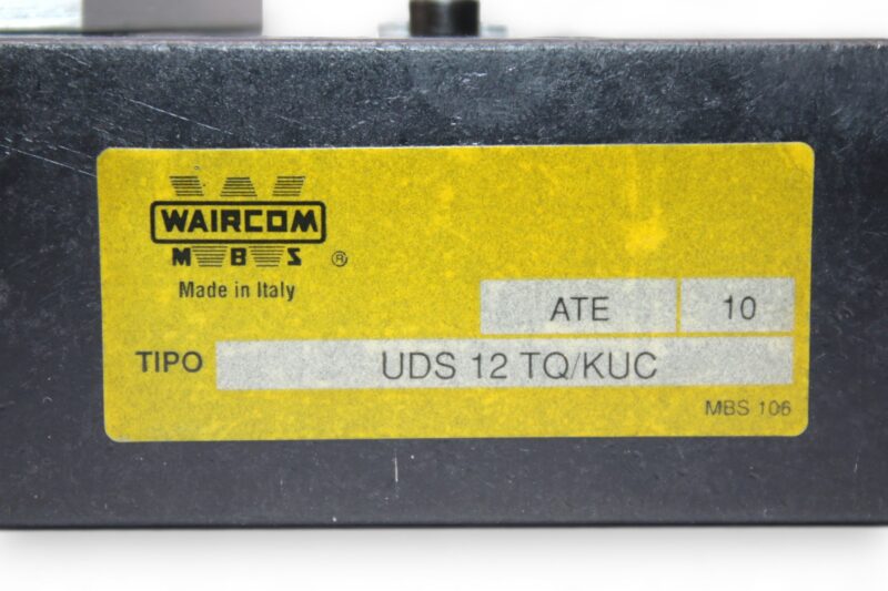 WAIRCOM UDS12TQ/KUC SOLENOID ACTUATED VALVE - Image 2