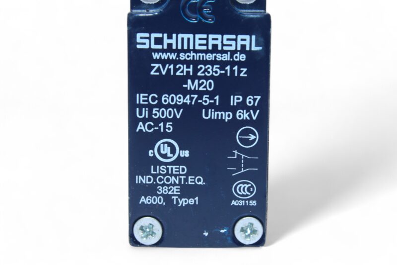 SCHMERSAL ZV12H 235-11Z-M20 LIMIT SWITCH 101164475 - Image 2