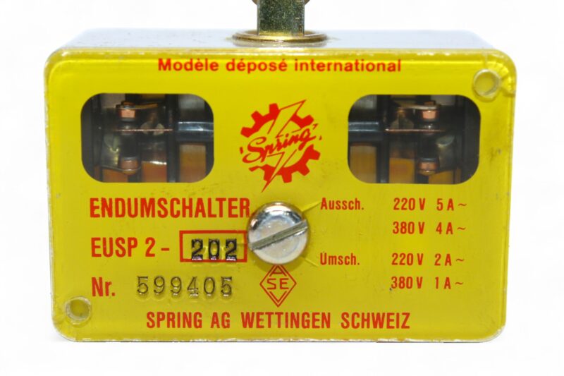 SPRING AG EUSP-2-202 LIMIT SWITCH - Image 2