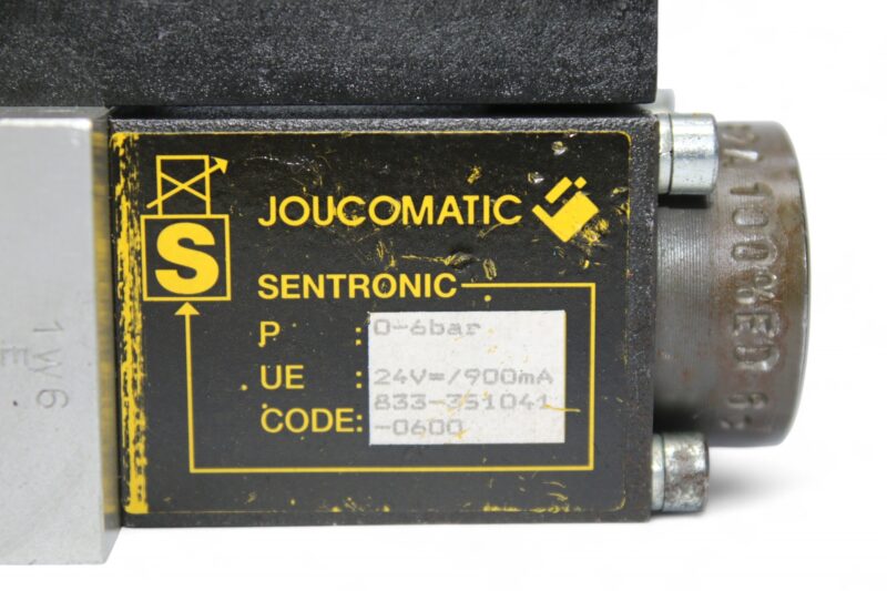 JOUCOMATIC 833-351041-0600 PROPORTIONAL REGULATING VALVE - Image 2