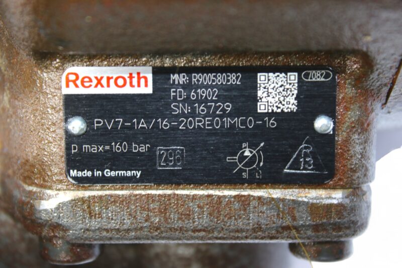 REXROTH R900580382 VANE PUMP PV7-1A/16-20RE01MC0-16 - Image 2