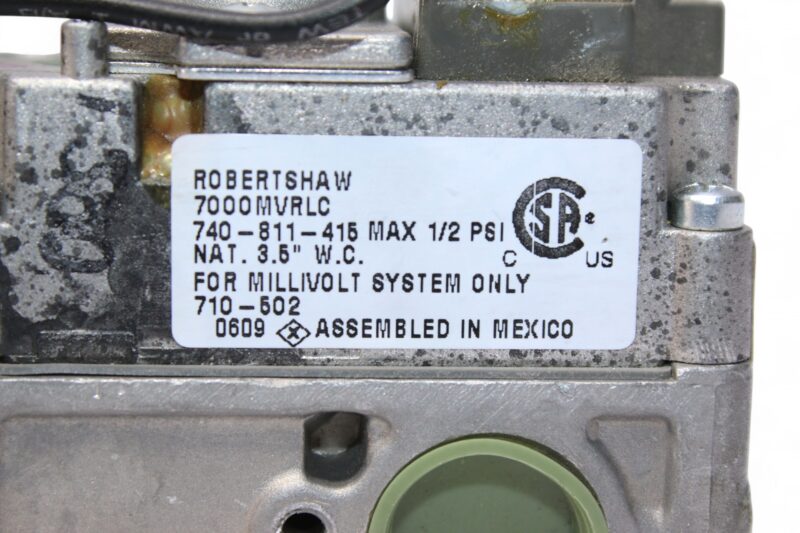 ROBERTSHAW 710-502 GAS VALVE 7000MVRLC - Image 3