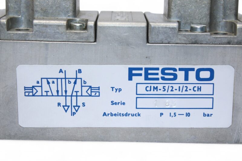 FESTO CJM-5/2-1/2-CH SOLENOID VALVE 6112 - Image 3