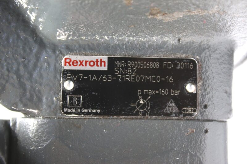 REXROTH R900506808 VANE PUMP PV7-11/63-71RE07MC0-16 - Image 2