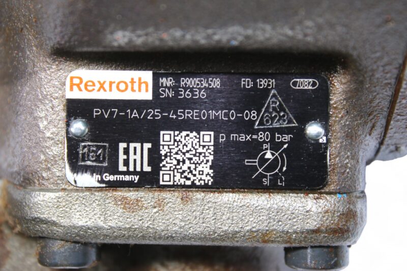 REXROTH R900534508 VANE PUMP PV7-1A/25-45RE01MC0-08 - Image 2