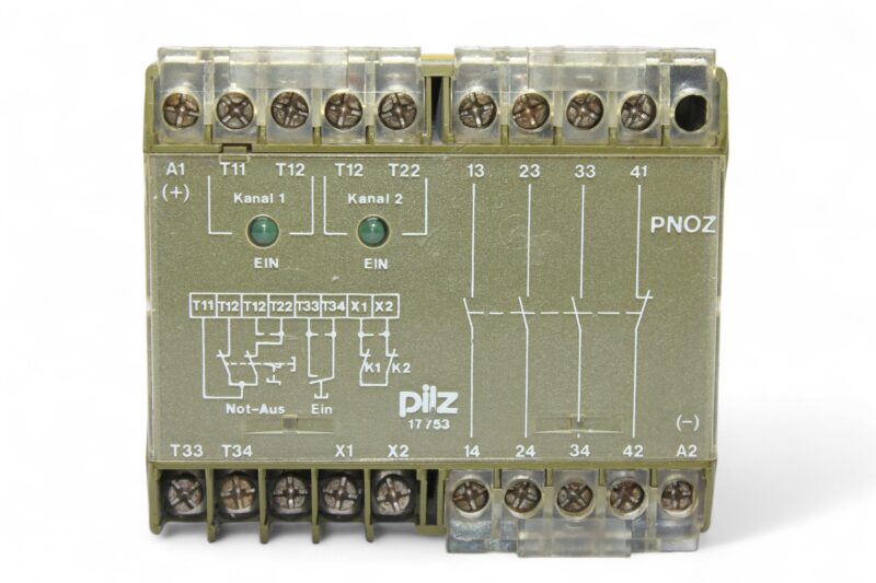 PILZ PNOZ 24VDC 3S 1O SAFETY RELAY 474695 - Image 3