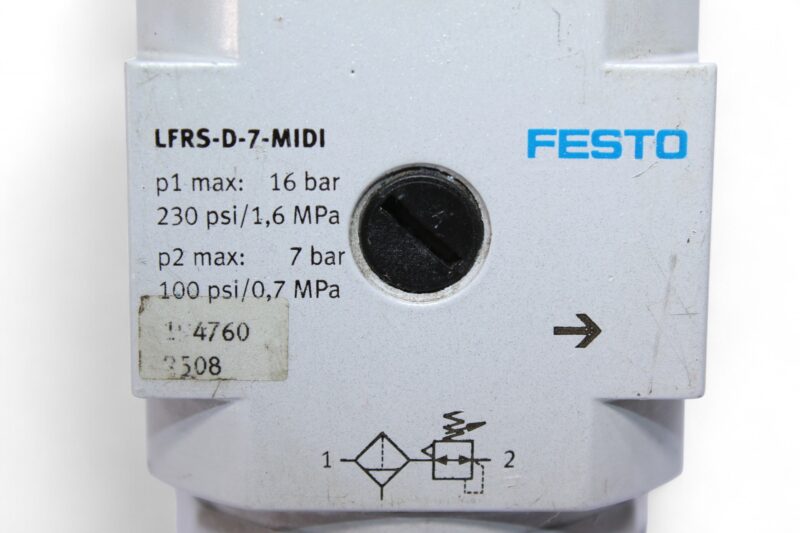 FESTO LFRS-D-7-MIDI FILTER REGULATOR 194760 - Image 3