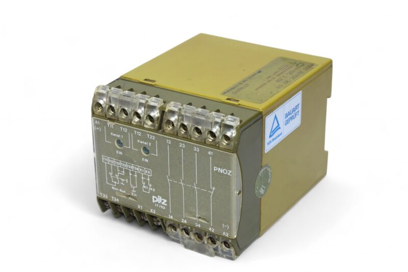 PILZ PNOZ 24VDC 3S 1O SAFETY RELAY 474695 - Image 4