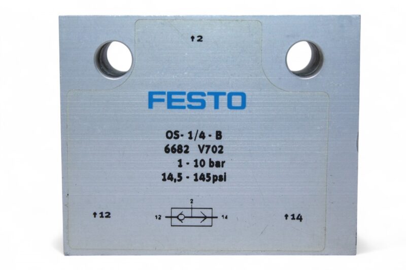 FESTO OS-1/4-B OR gate 6682 - Image 2
