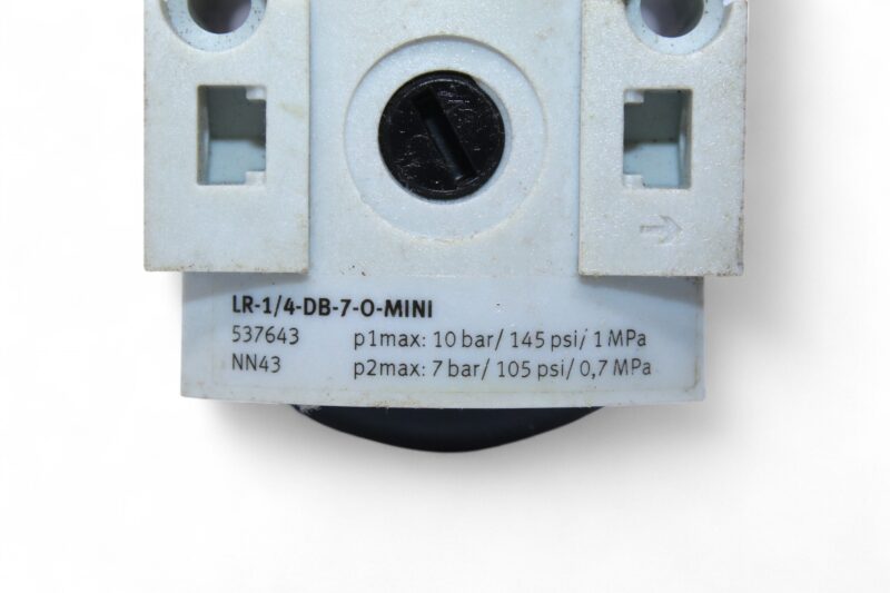 FESTO LR-1/4-DB-7-O-MINI PRESSURE REGULATOR 537643 - Image 2