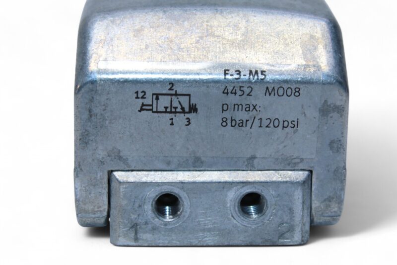 FESTO F-3-M5 PUSHBUTTON VALVE 4452 - Image 2
