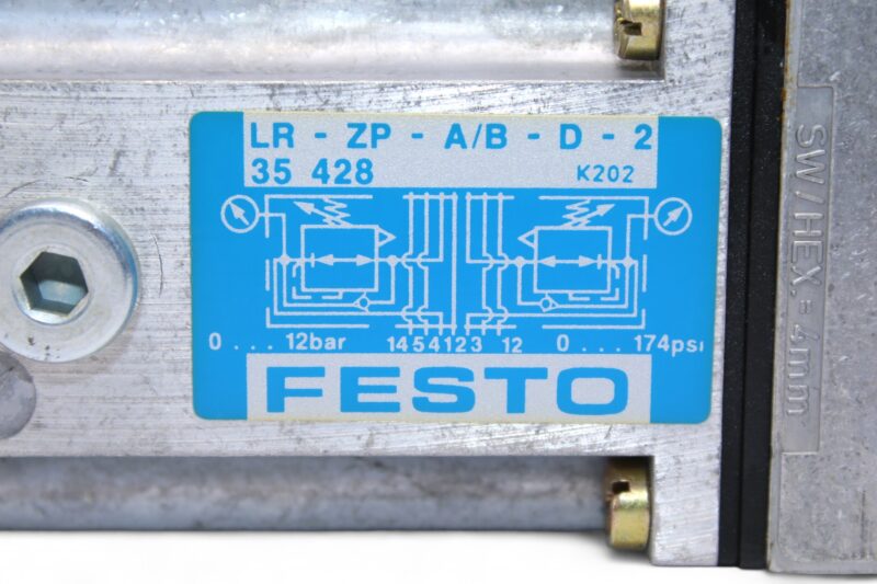 FESTO LR-ZP-A/B-D-2 REGULATOR PLATE 35428 - Image 2