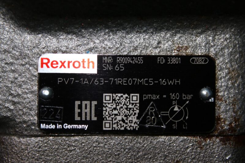 REXROTH R900942455 VANE PUMP PV7-1A/63-71RE07MC5-16WH - Image 2