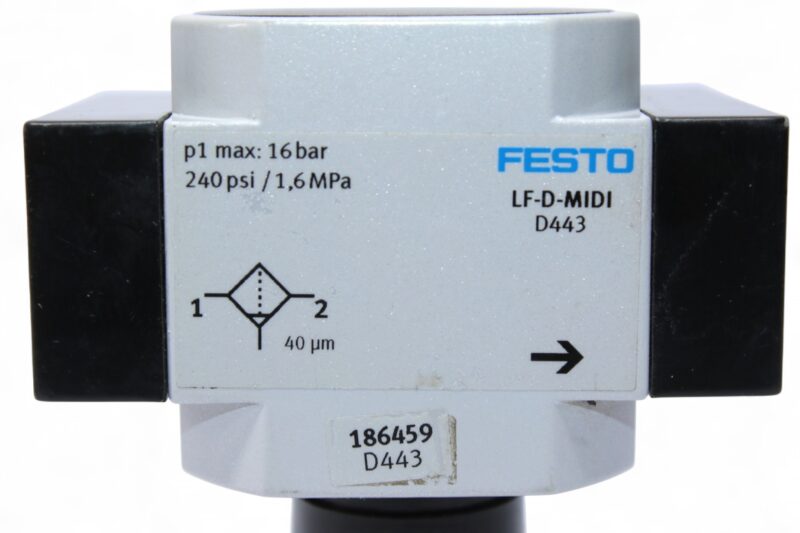 FESTO LF-1/4-D-MIDI FILTER REGULATOR 186459 - Image 2