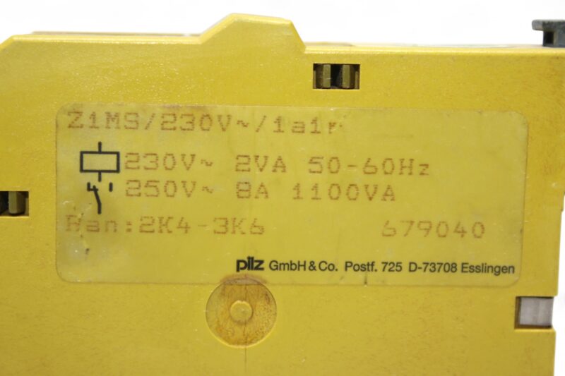 PILZ Z1MS/230V~/1a1r SAFETY RELAY 679040 - Image 2