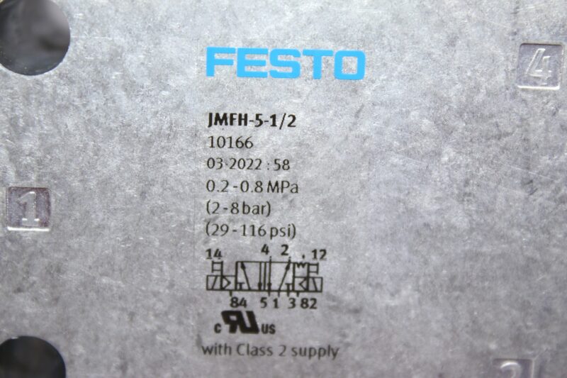 FESTO JMFH-5-1/2 SOLENOID VALVE 10166 - Image 4