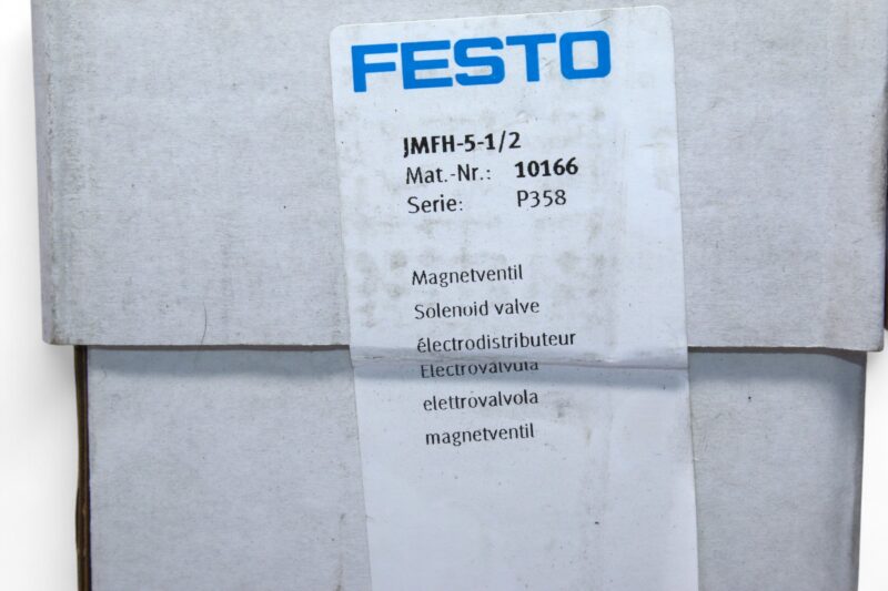 FESTO JMFH-5-1/2 SOLENOID VALVE 10166