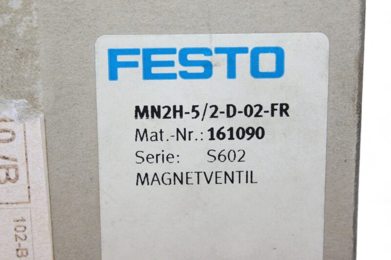 FESTO MN2H-5/2-D-02-FR SOLENOID VALVE 161090 - Image 2