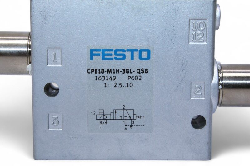 FESTO CPE18-M1H-3GL-QS-8 SOLENOID VALVE 163149 - Image 3