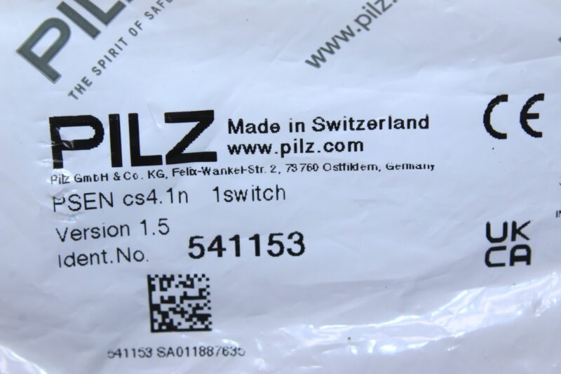 PILZ 541153 SAFETY SWITCH PSEN cs4.1n - Image 2