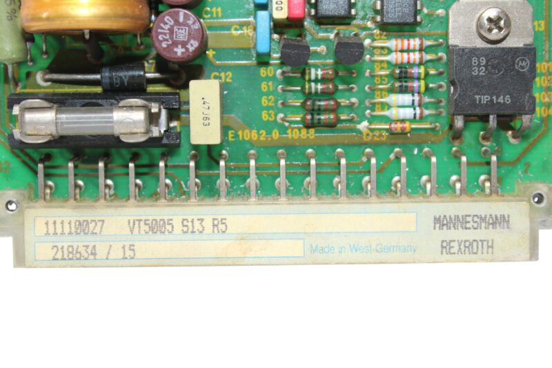 REXROTH	VT5005 S13 R5 VALVE AMPLIFIER CARD - Image 2